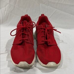 Nike Red Lace-Up Sneakers